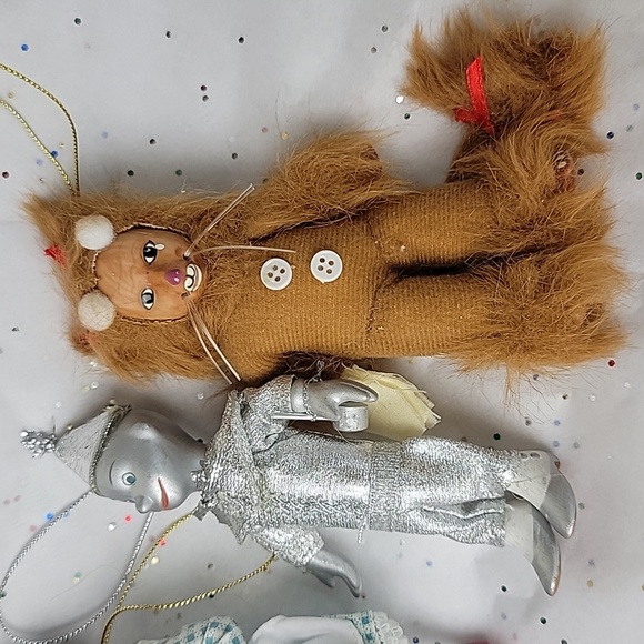 Vintage Wizard of Oz Porcelain Doll ornaments set - Picture 4 of 10